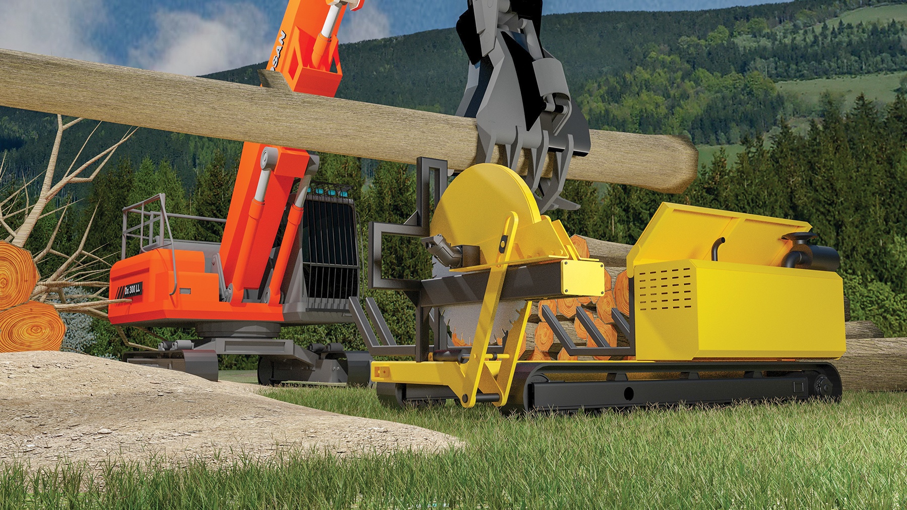 Logger, Engineer Roll Out New Remote-Controlled Tracked Slasher