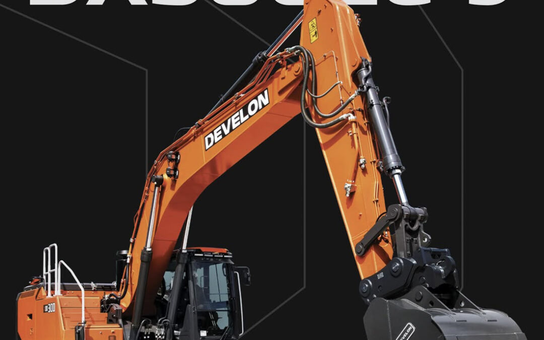 New From Develon: DX300LC-9 Crawler Excavator
