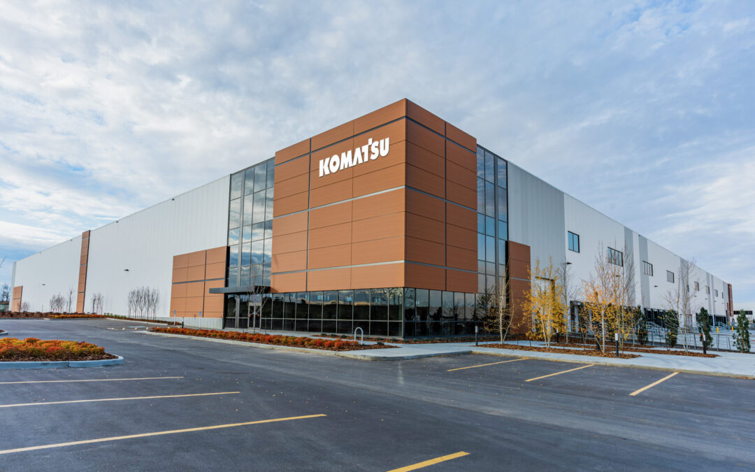 New Komatsu Full-Service Distribution Center In Alberta Set To Open In Early 2026