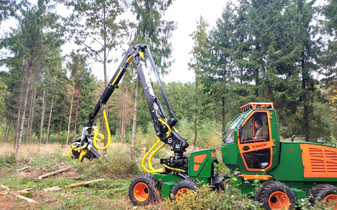 Updated From Kesla Oyj: 6H Series Small Harvester Cranes