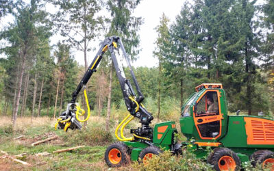 Updated From Kesla Oyj: 6H Series Small Harvester Cranes